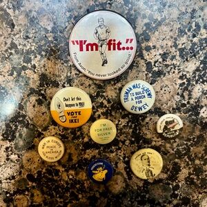 Assorted Political Campaign Buttons